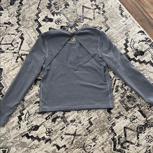 Grey Lululemon long sleeved top. SZ 6